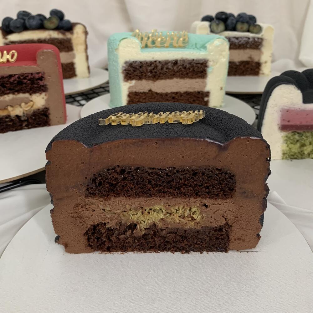 Бенто-торт муссовый колесо «Любимому мужу»