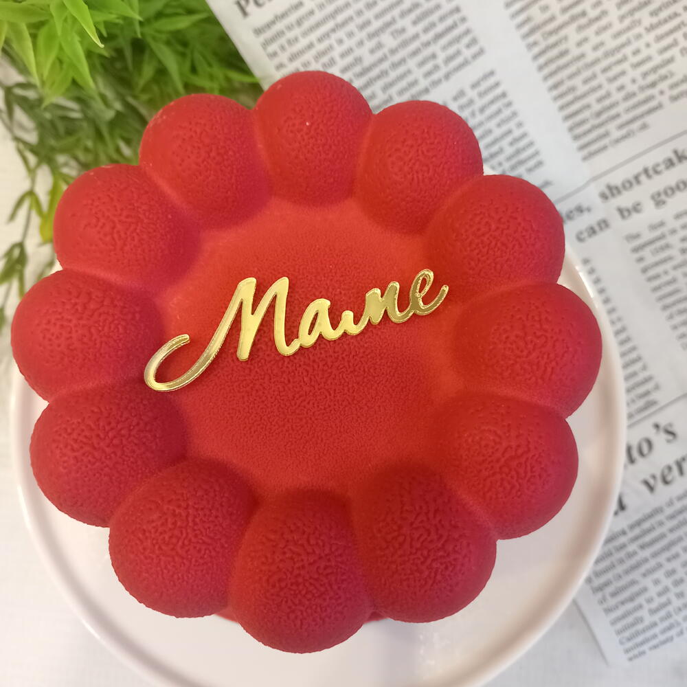 Бенто торт муссовый Красный велюр "Маме"