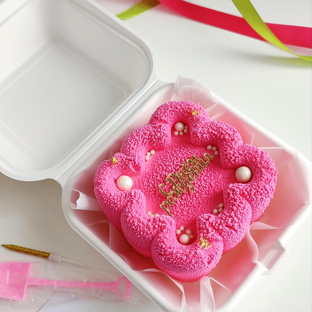 Бенто торт муссовый на 23 Февраля, 8 Марта