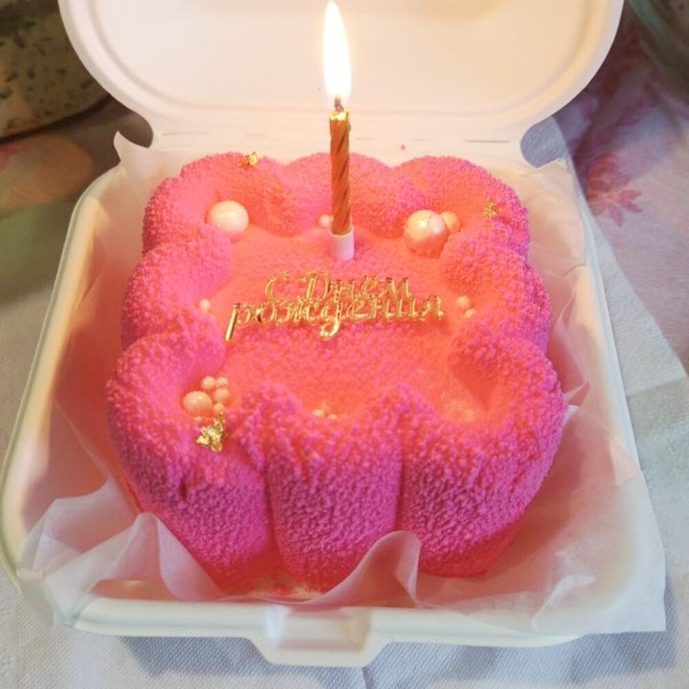 Бенто торт муссовый на 23 Февраля, 8 Марта