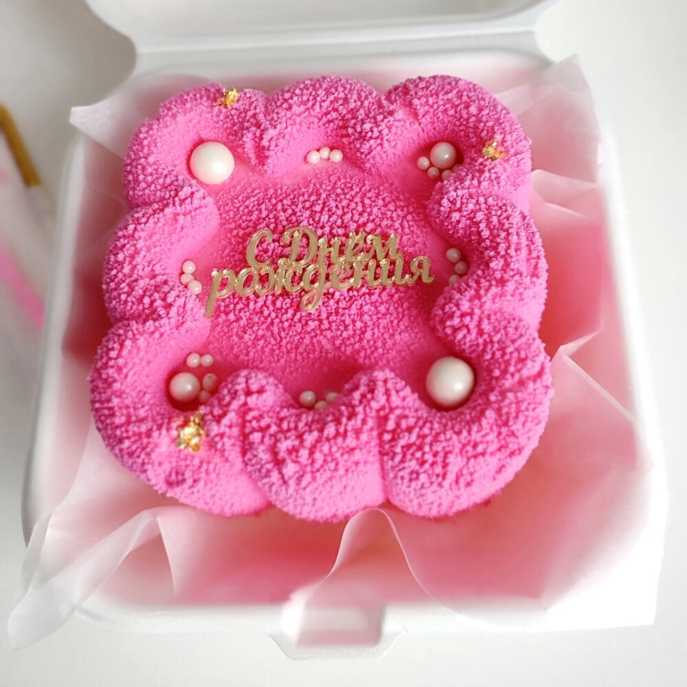 Бенто торт муссовый на 23 Февраля, 8 Марта