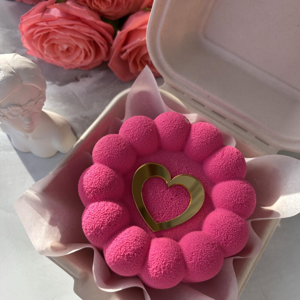 Бенто-торт муссовый на День влюблённых💕