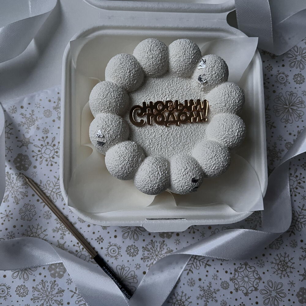 Бенто торт муссовый с Новым годом