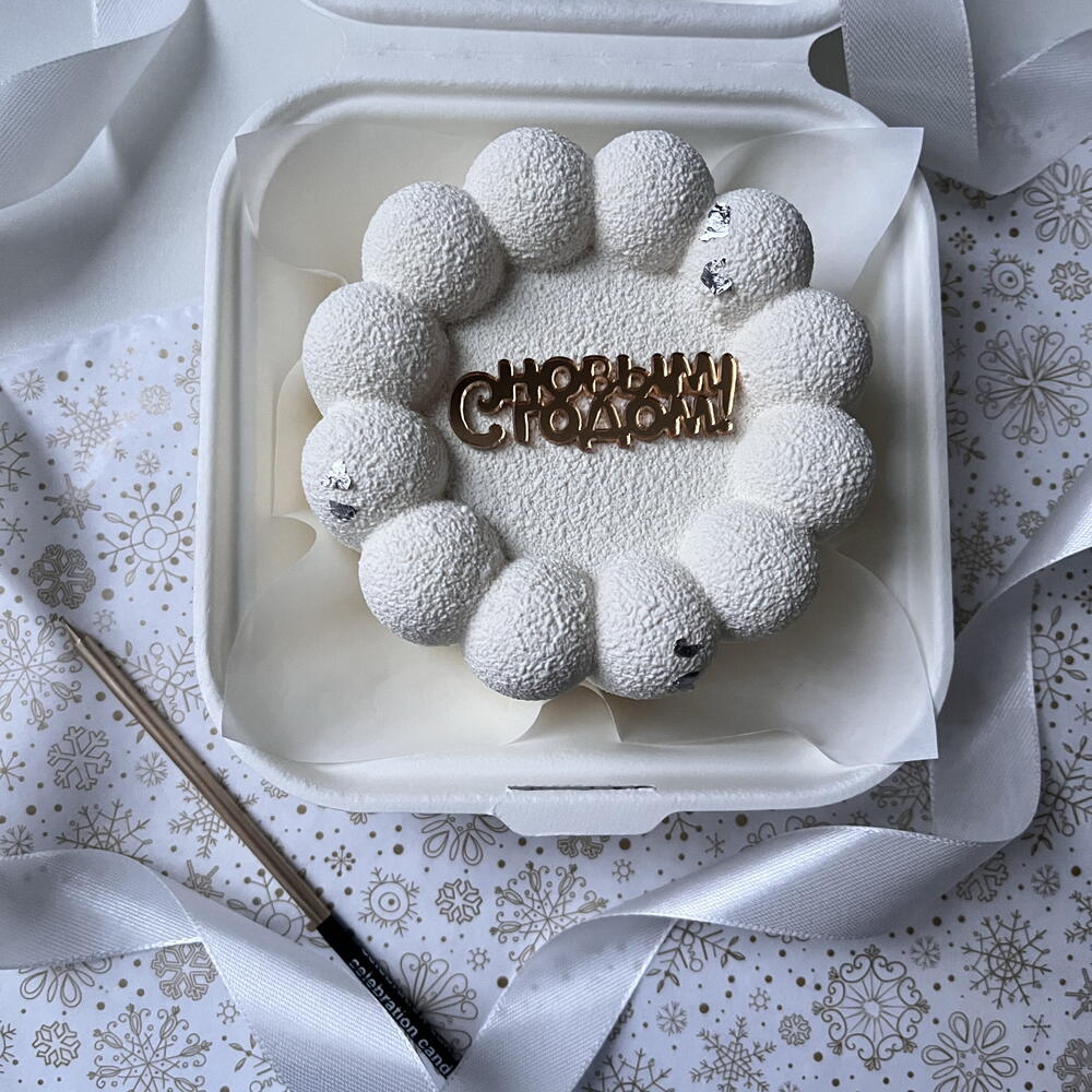 Бенто торт муссовый с Новым годом