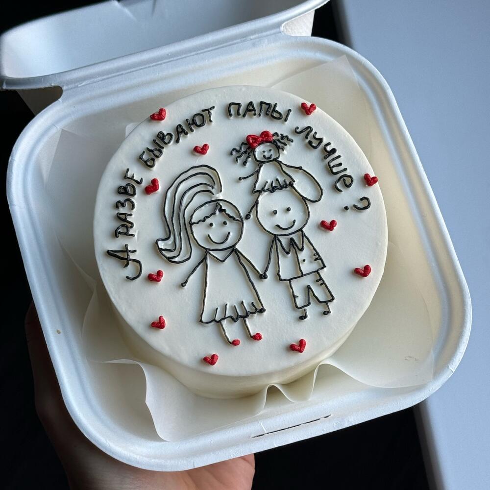 Бенто торт мужу, папе, любимому