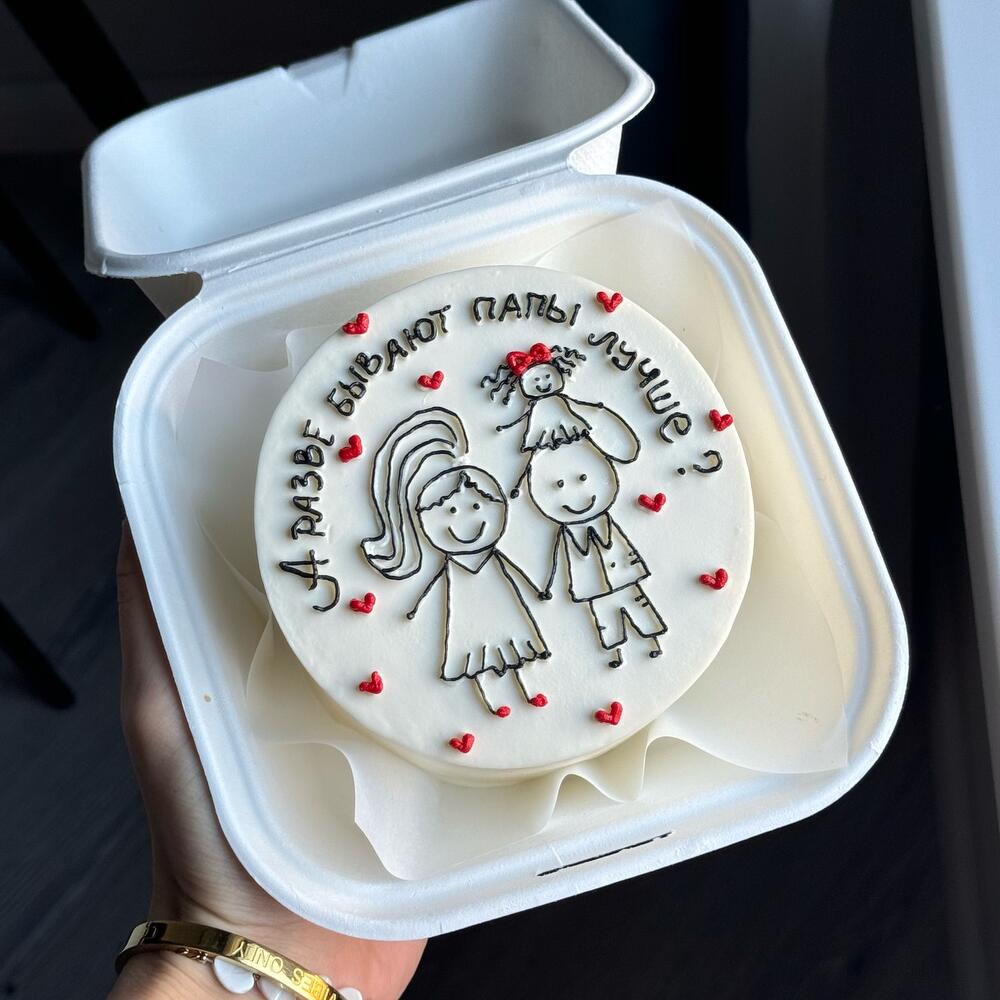 Бенто торт мужу, папе, любимому