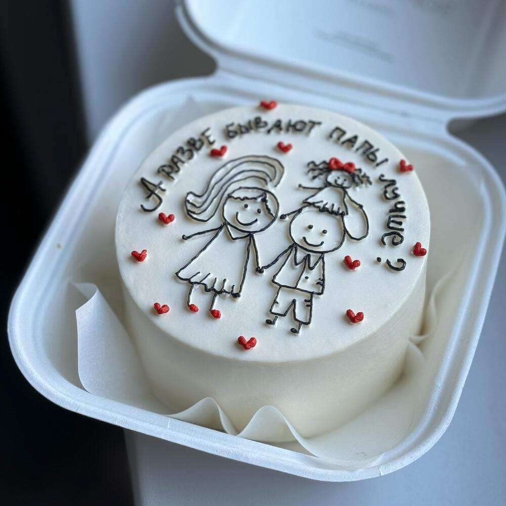 Бенто торт мужу, папе, любимому