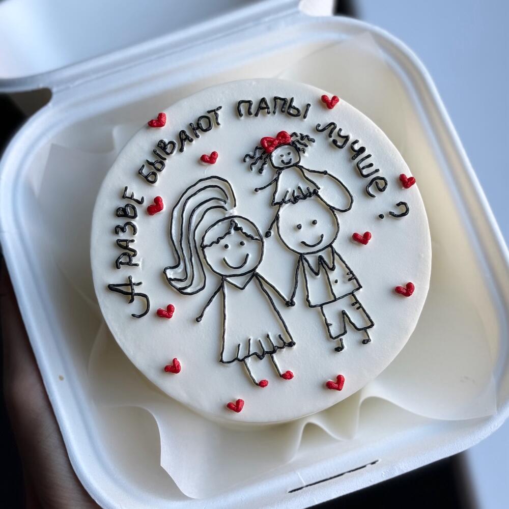 Бенто торт мужу, папе, любимому