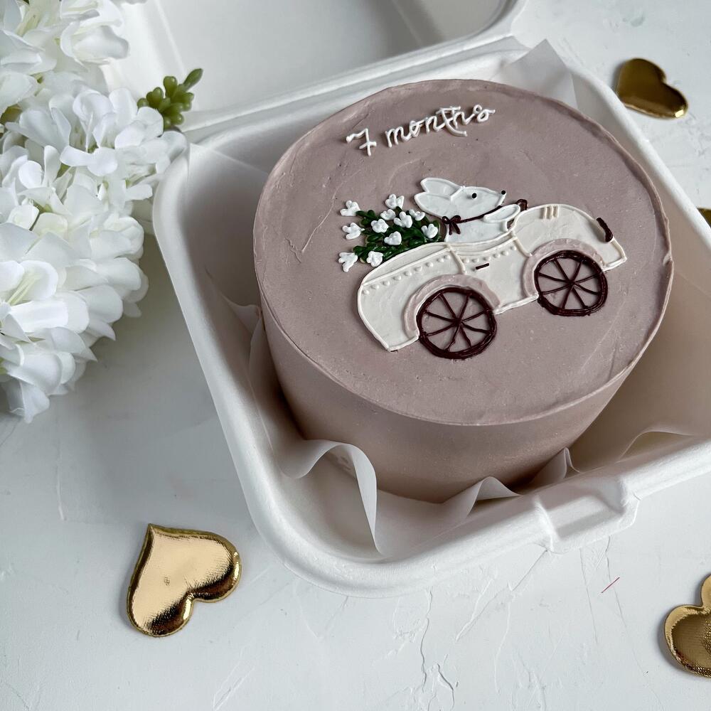 Бенто торт на 1 месяц, 2 месяца, 6 месяцев