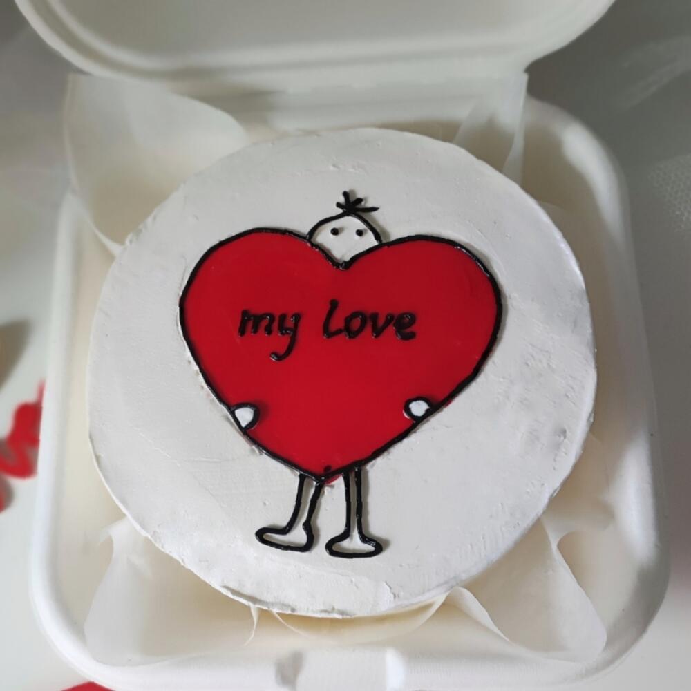 Бенто торт на 14 февраля