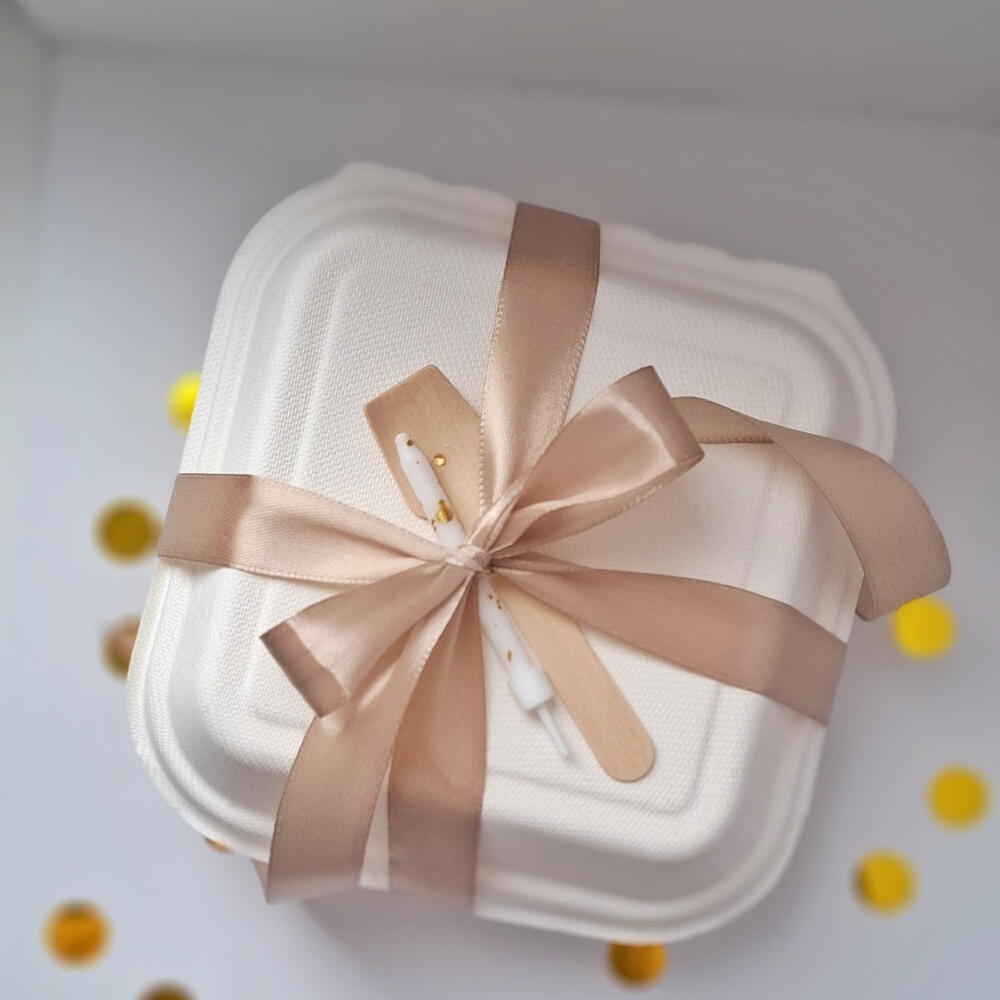 Бенто-торт на 14 февраля "Люблю" девушке, парню, второй пооловинке, мужу, жене