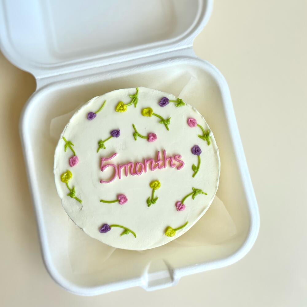 Бенто-торт на 5 месяцев девочке