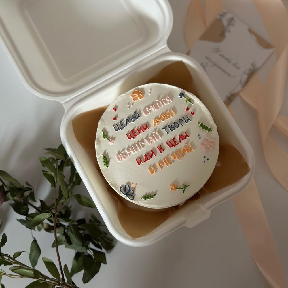 Бенто торт на 8 марта, день рождения подруге сестре маме