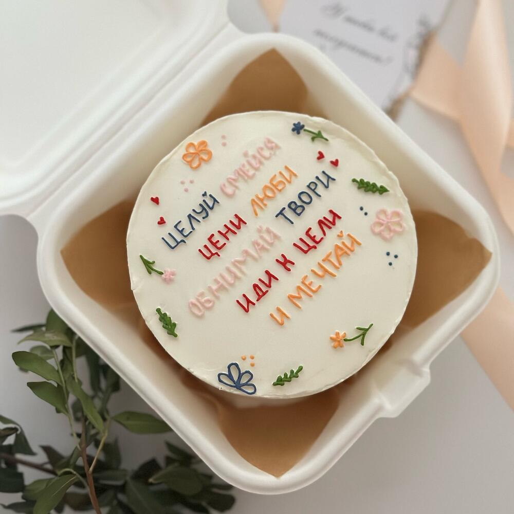 Бенто торт на 8 марта, день рождения подруге сестре маме