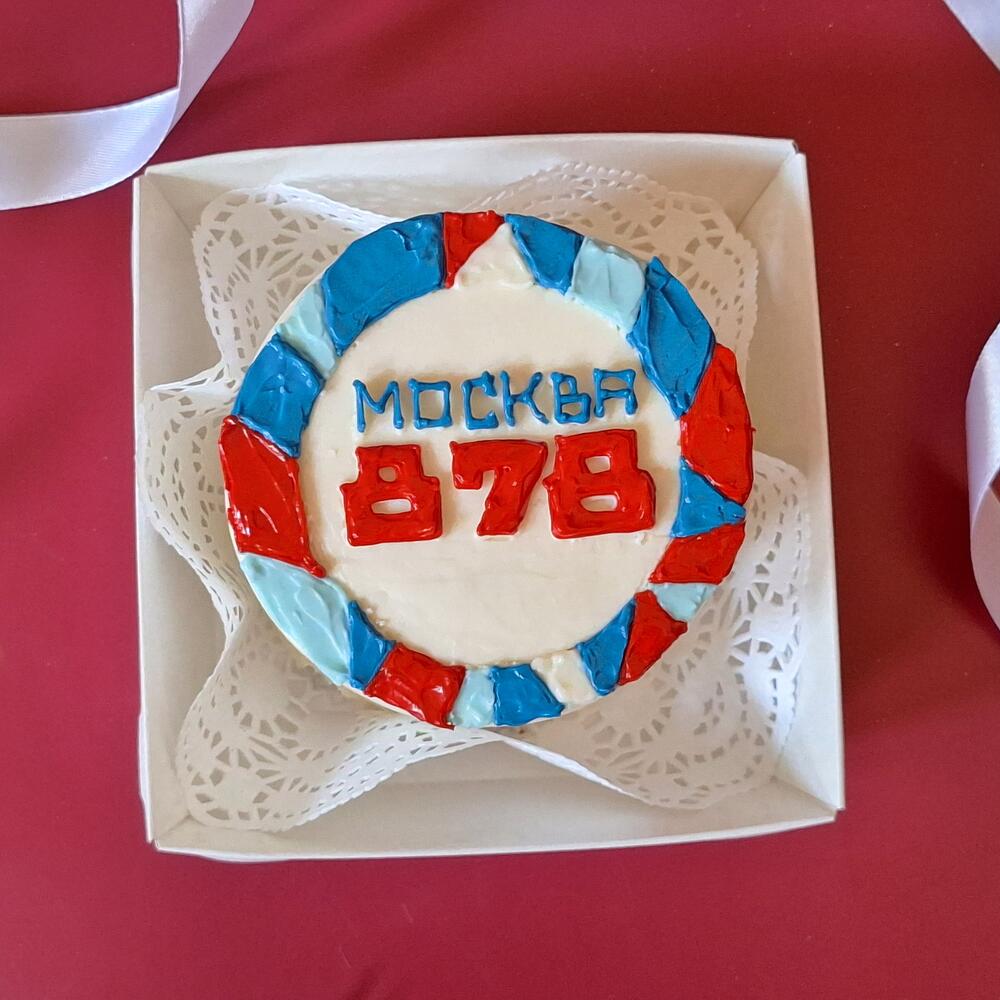 Бенто-торт на День города Москва 878