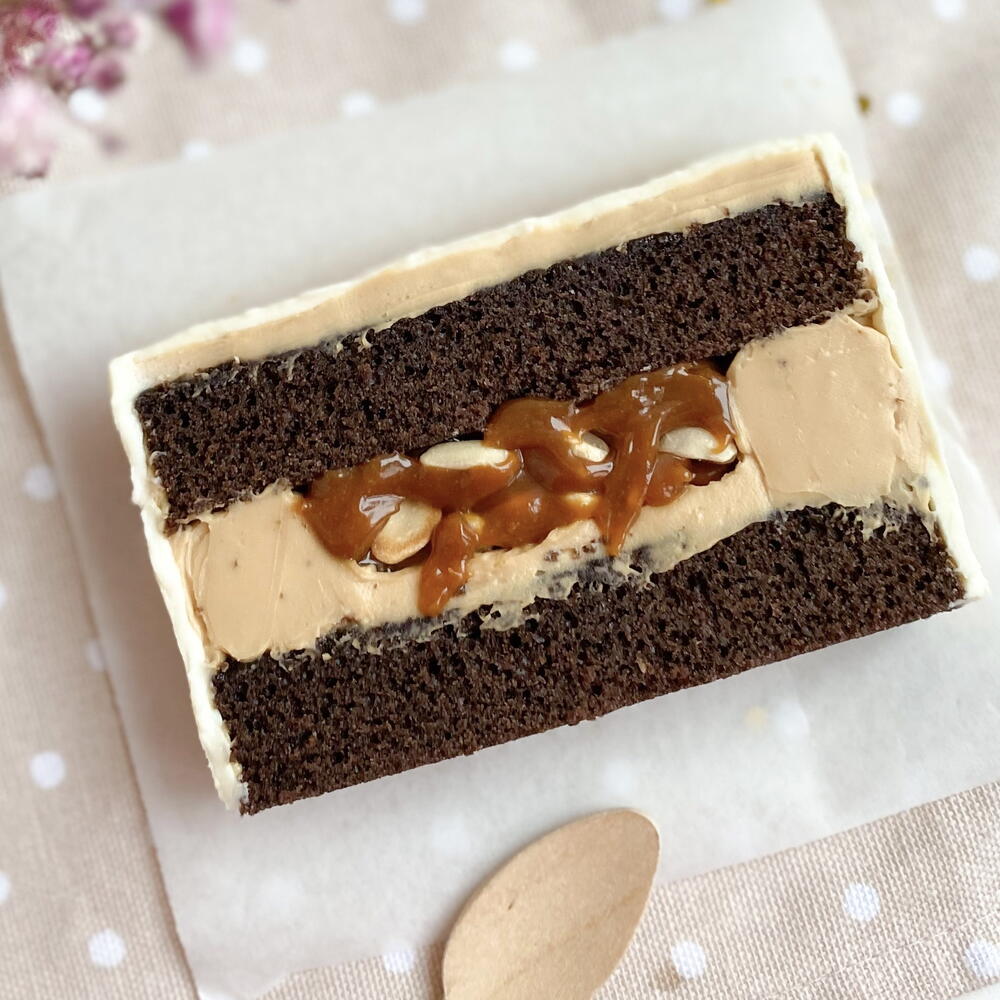 Бенто торт на день мамы с фотографией на палароид