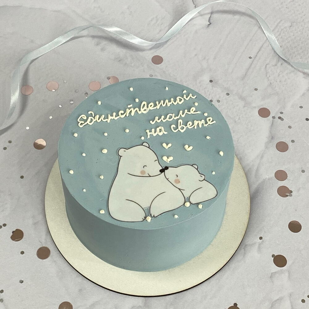 Бенто-торт на День матери «Единственной маме на свете»