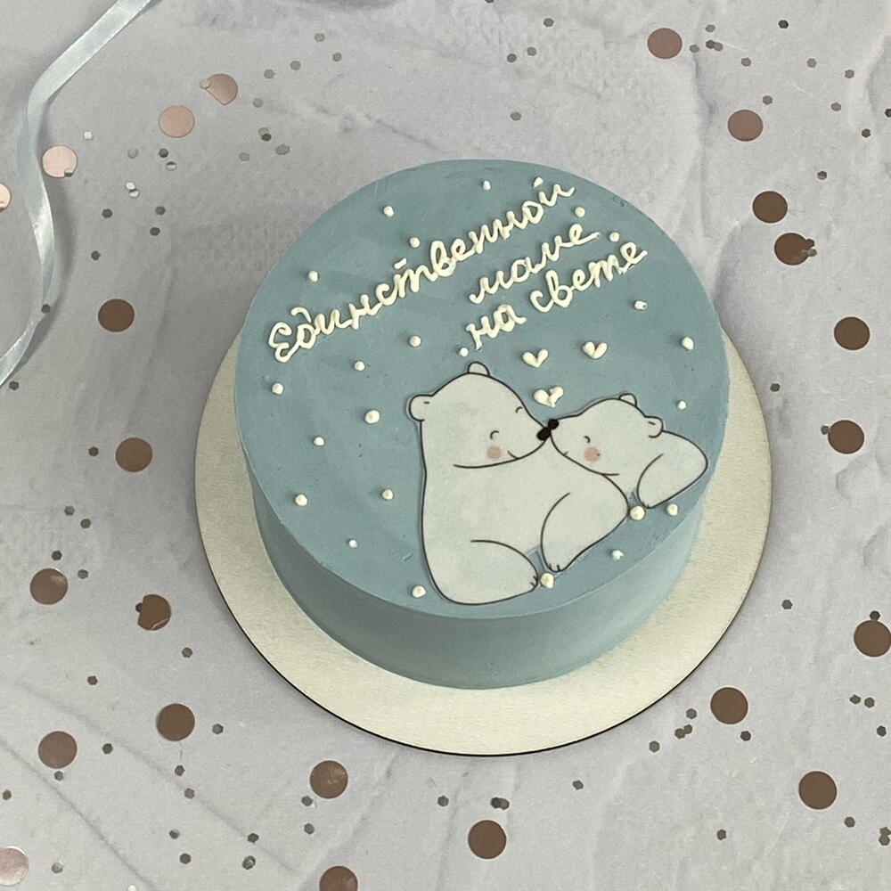 Бенто-торт на День матери «Единственной маме на свете»