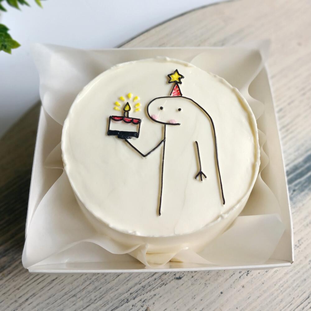 Бенто торт на день рождения брату, сестре, другу, коллеге