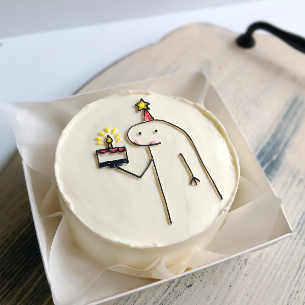 Бенто торт на день рождения брату, сестре, другу, коллеге