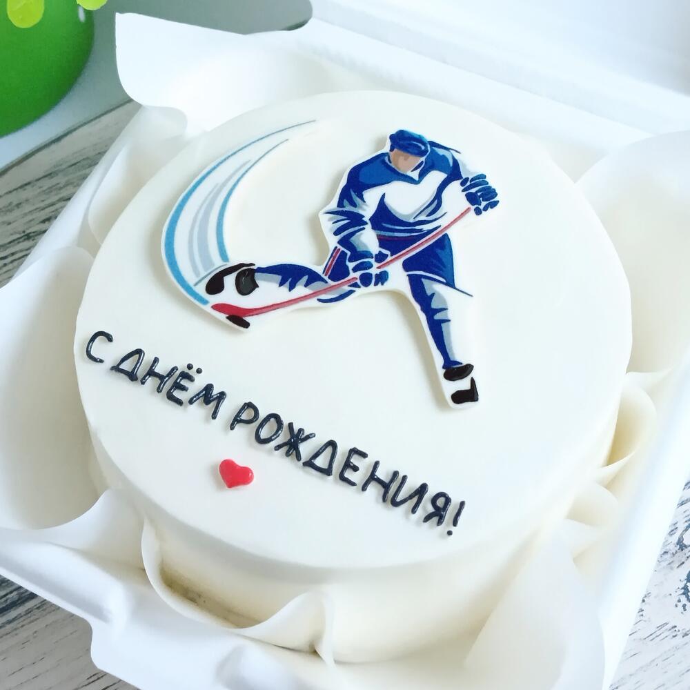 Бенто торт на день рождения для хоккеиста в подарок