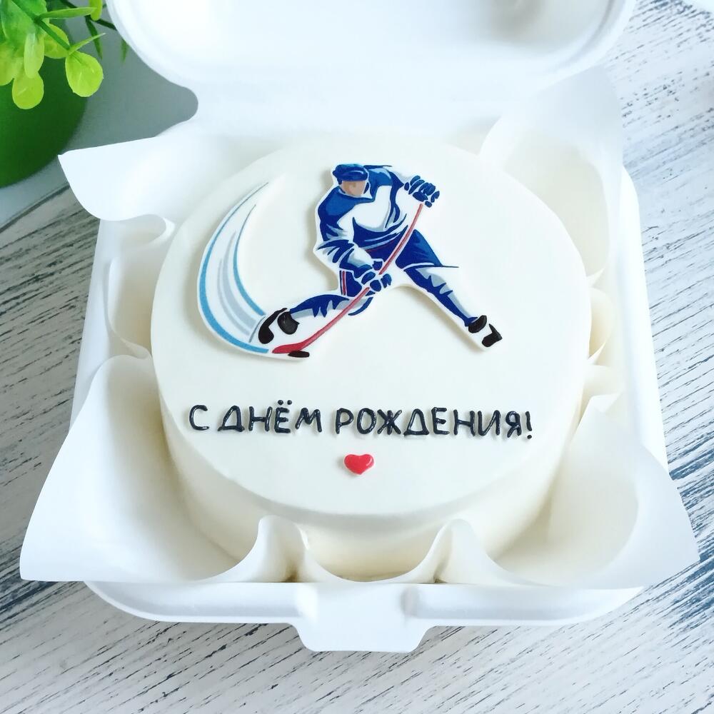 Бенто торт на день рождения для хоккеиста в подарок