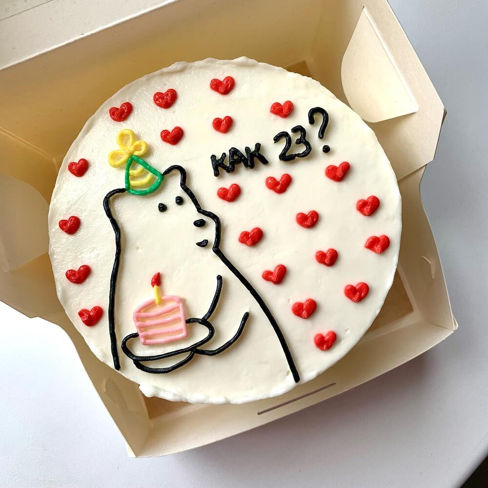 Бенто торт на день рождения другу, подруге