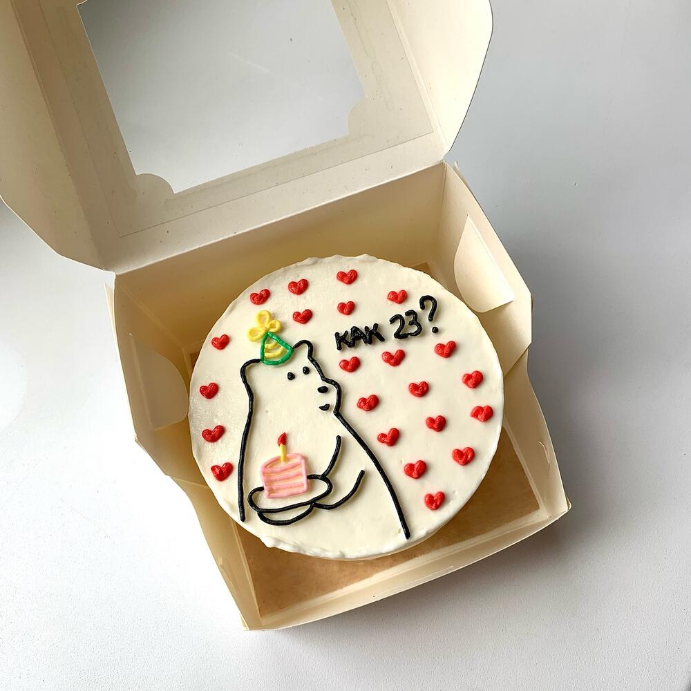 Бенто торт на день рождения другу, подруге