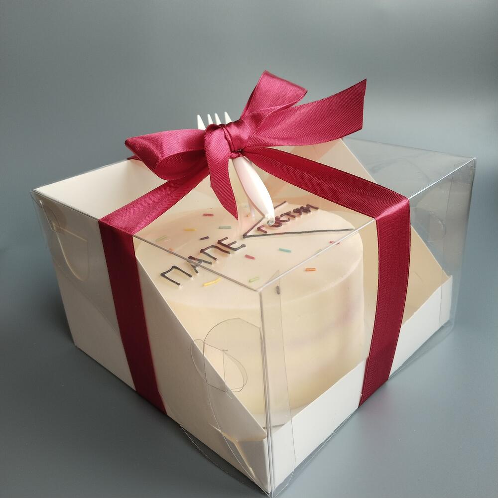 Бенто-торт на день рождения отца Кусочек гостям