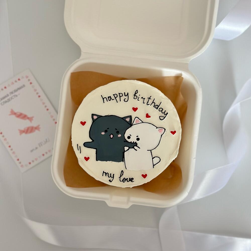 Бенто торт на день рождения парню мужу любимому любимой жене девушке