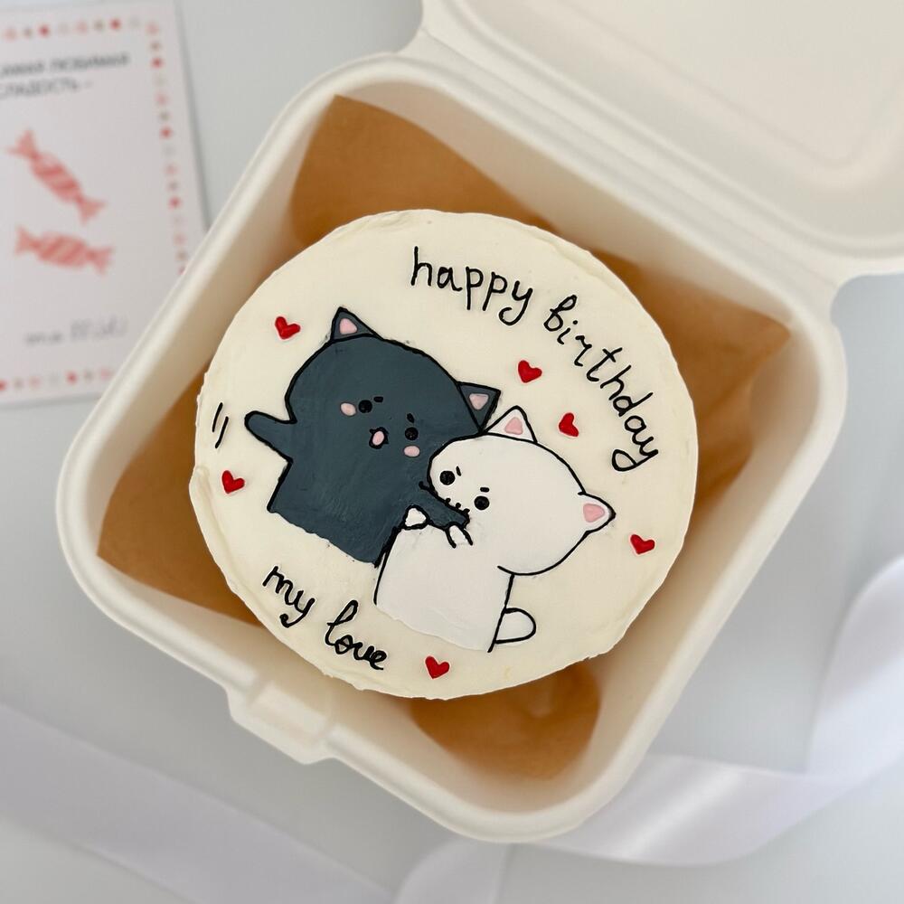 Бенто торт на день рождения парню мужу любимому любимой жене девушке