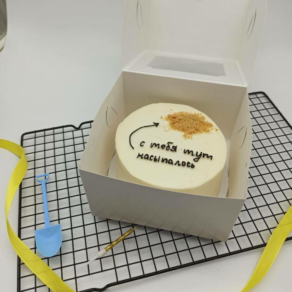 Бенто торт на День рождения "С тебя тут насыпалось"