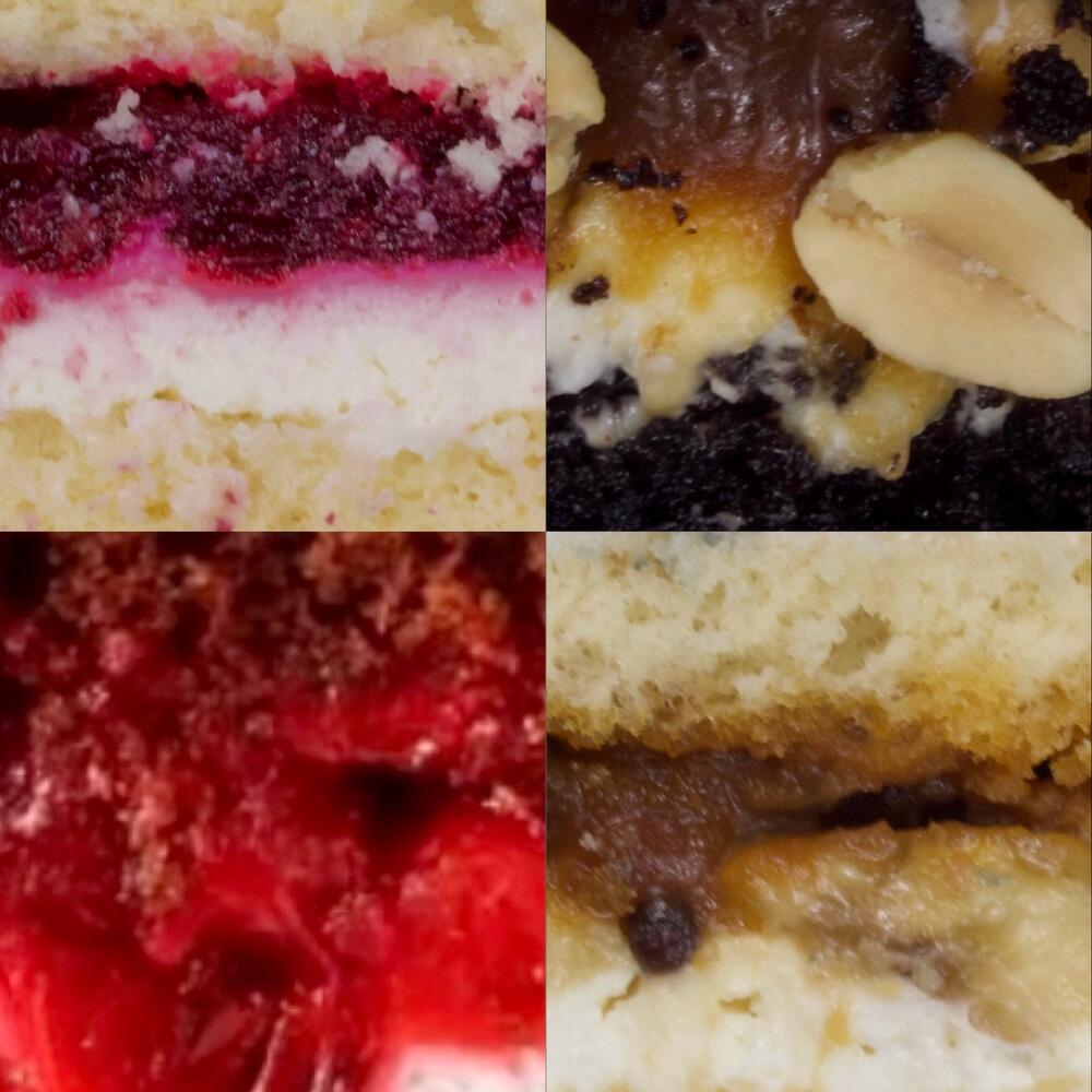 Бенто торт на день рождения с золотой надписью