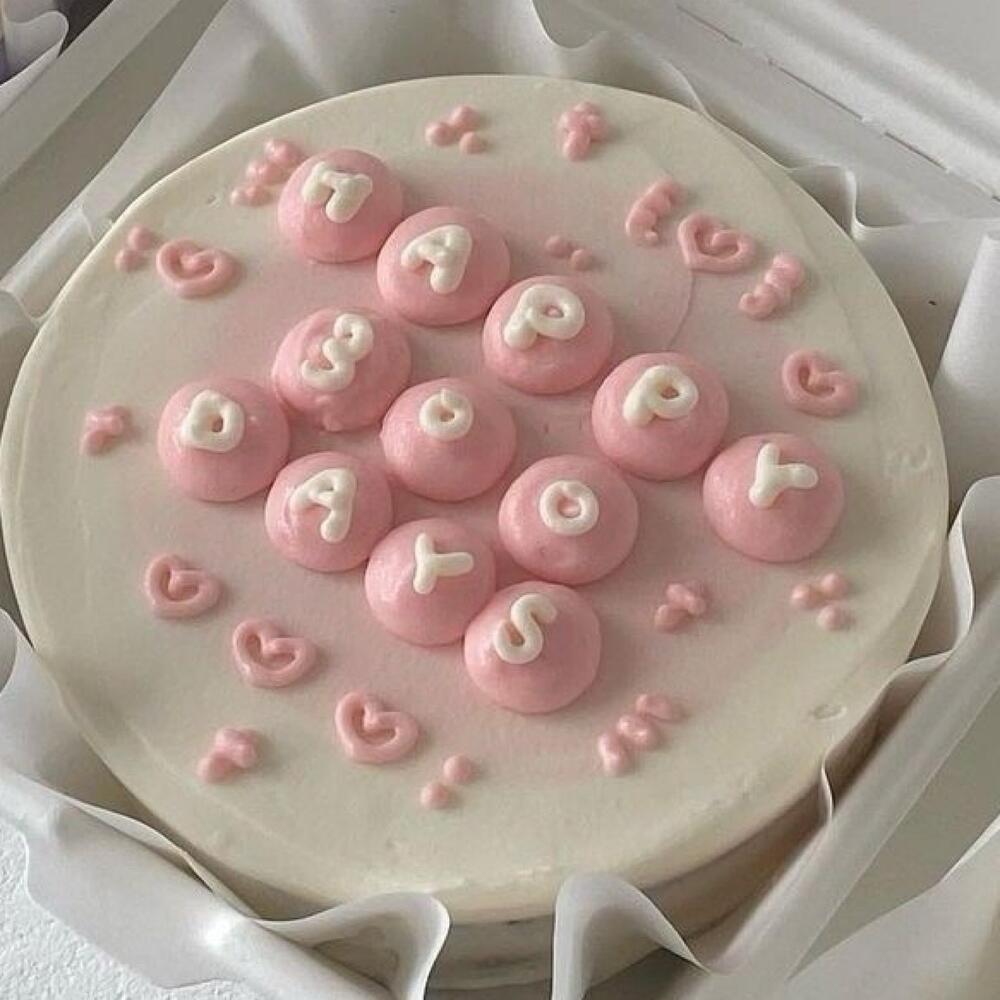 Бенто торт на день рождения в корейском стиле