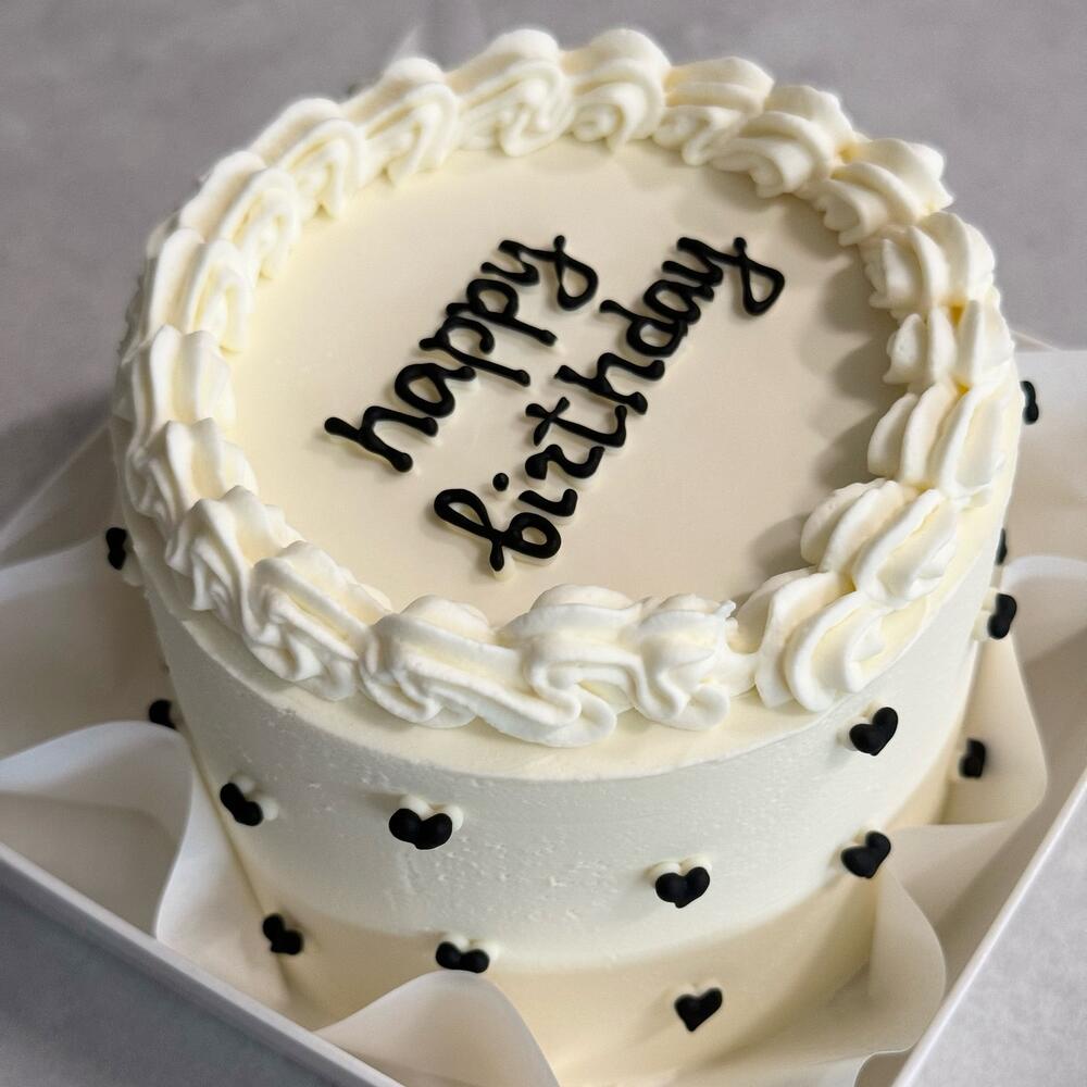 Бенто торт на день рождения в стиле ламбет