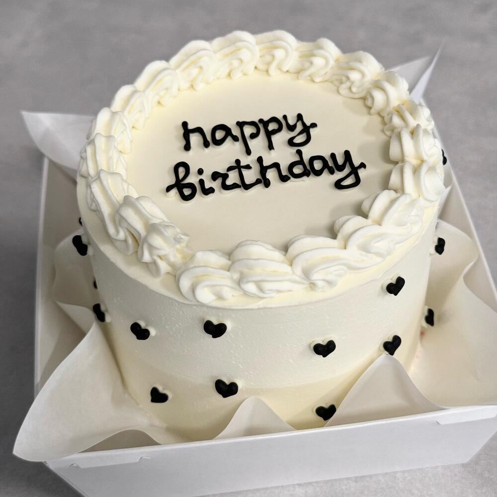 Бенто торт на день рождения в стиле ламбет