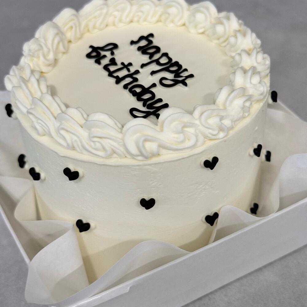 Бенто торт на день рождения в стиле ламбет