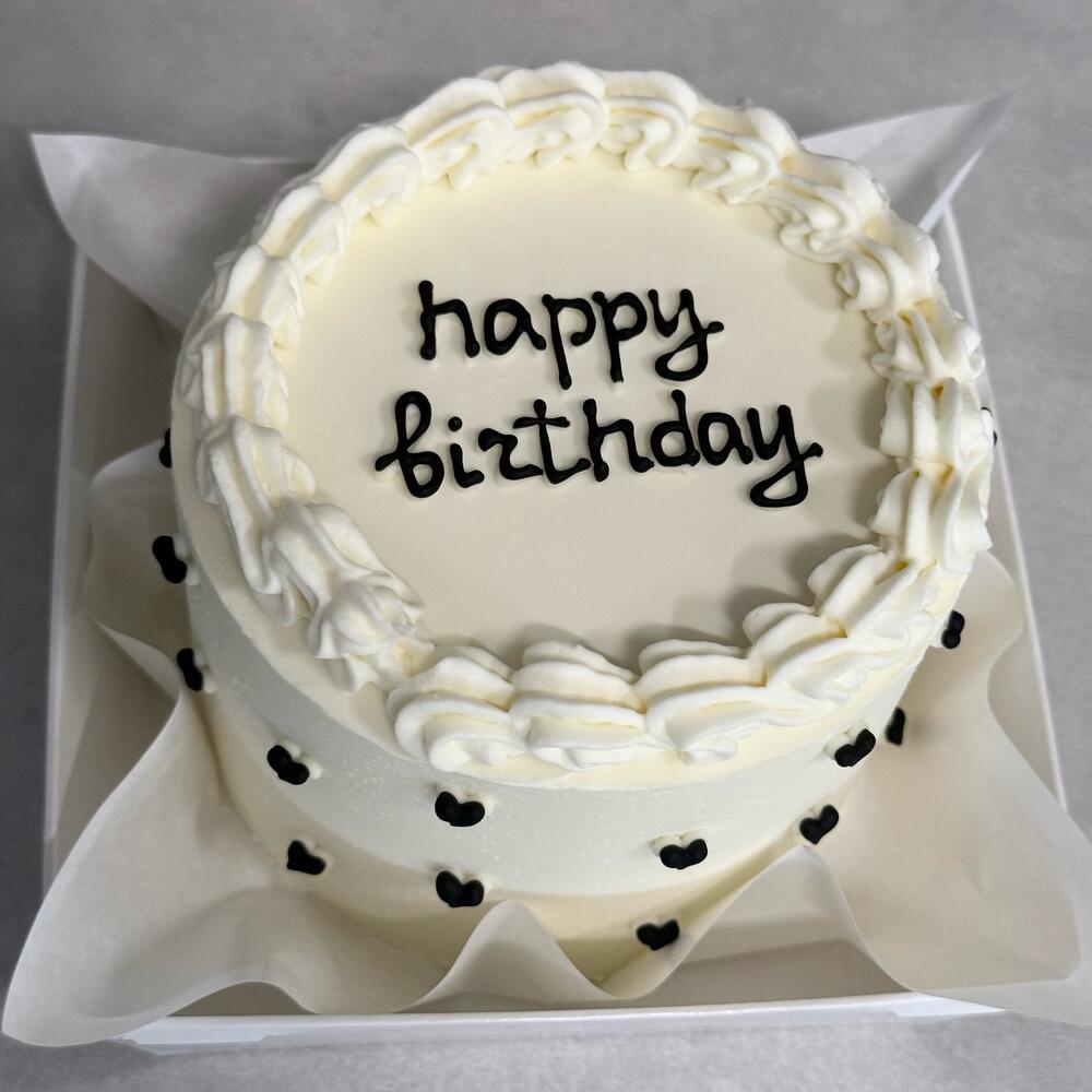 Бенто торт на день рождения в стиле ламбет