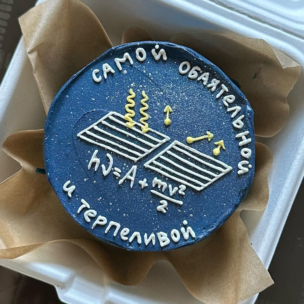 Бенто торт на День учителя космос учителю физики