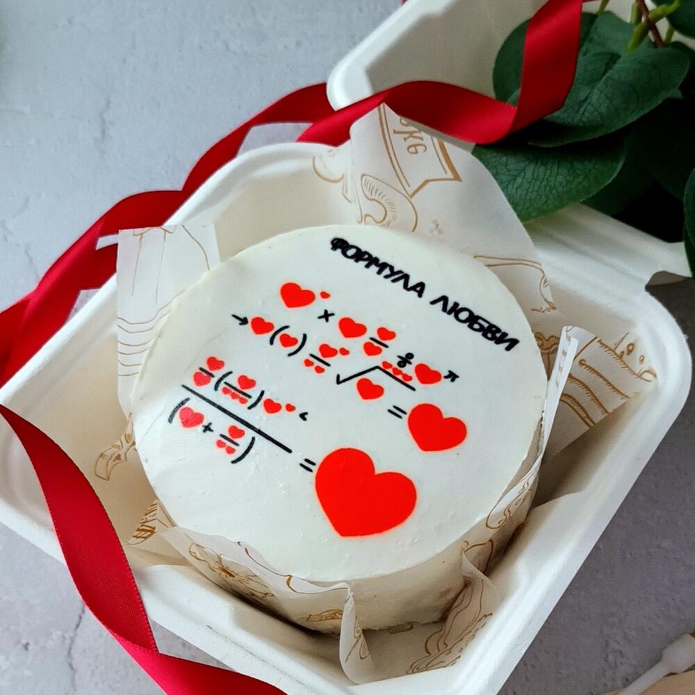 Бенто торт на День влюблённых, для любимых