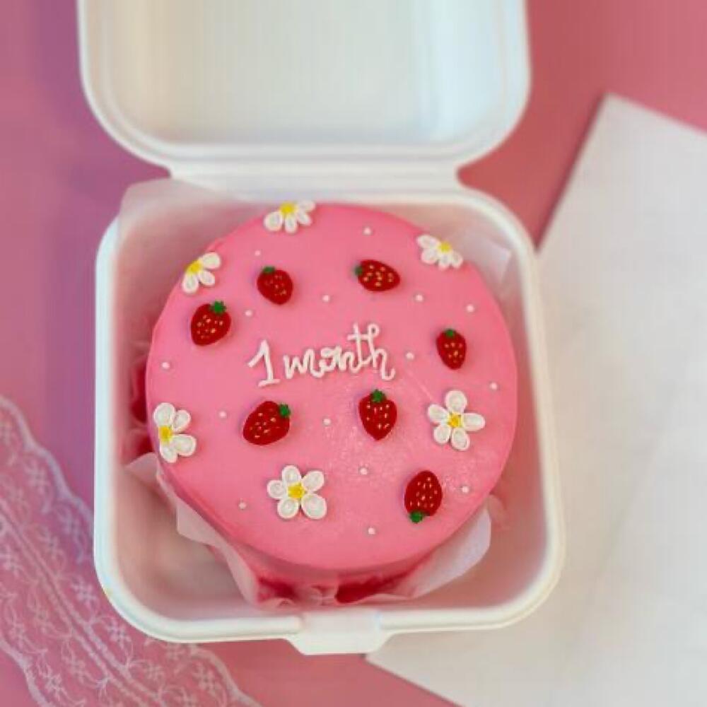 Бенто торт на каждый месяц малыша