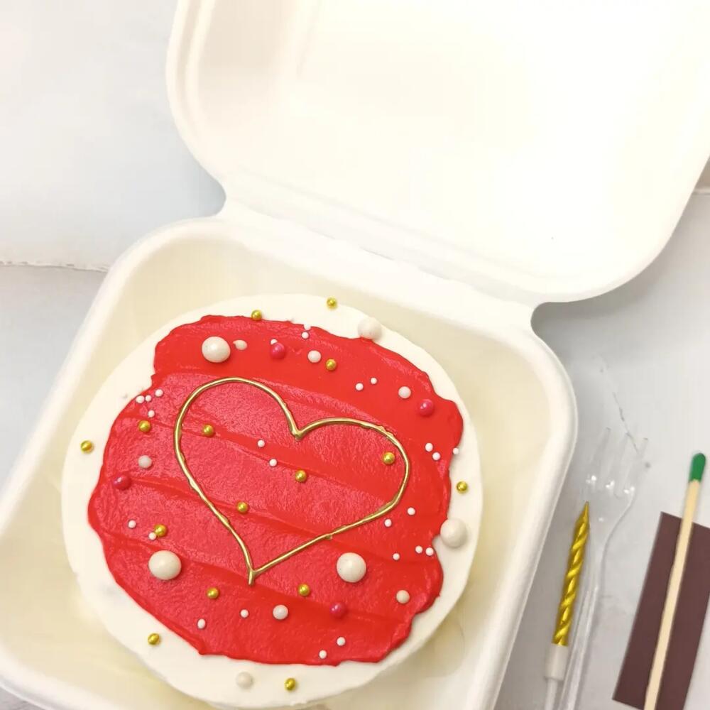 Бенто-торт️ на на день влюблённых🎁