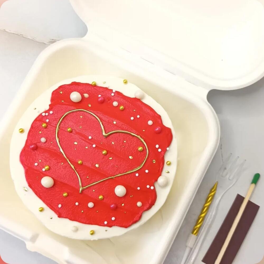 Бенто-торт️ на на день влюблённых🎁
