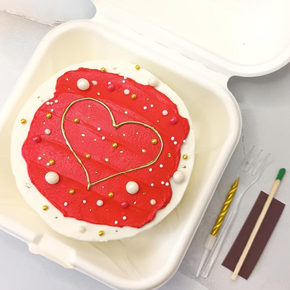 Бенто-торт️ на на день влюблённых🎁