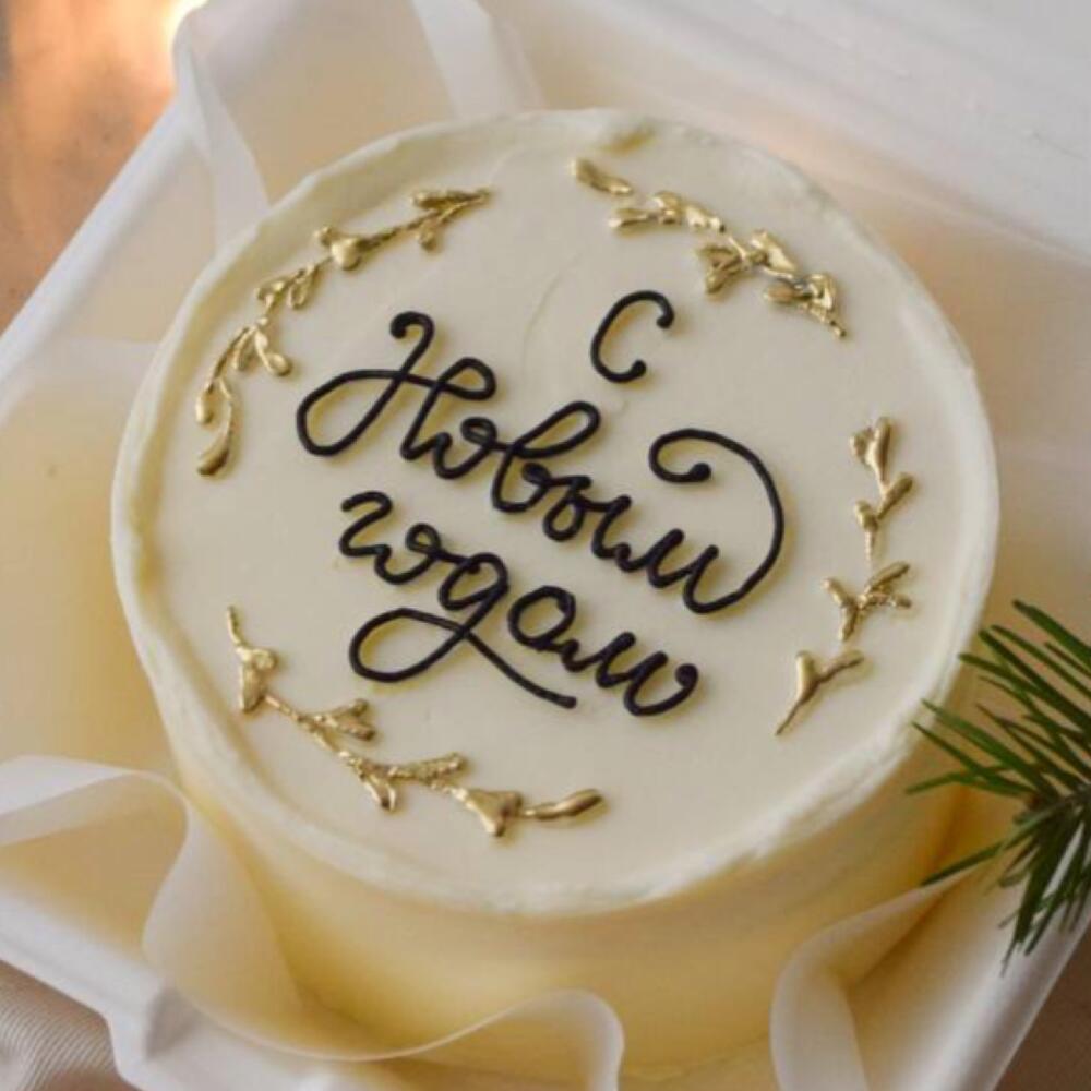 Бенто торт на новый год