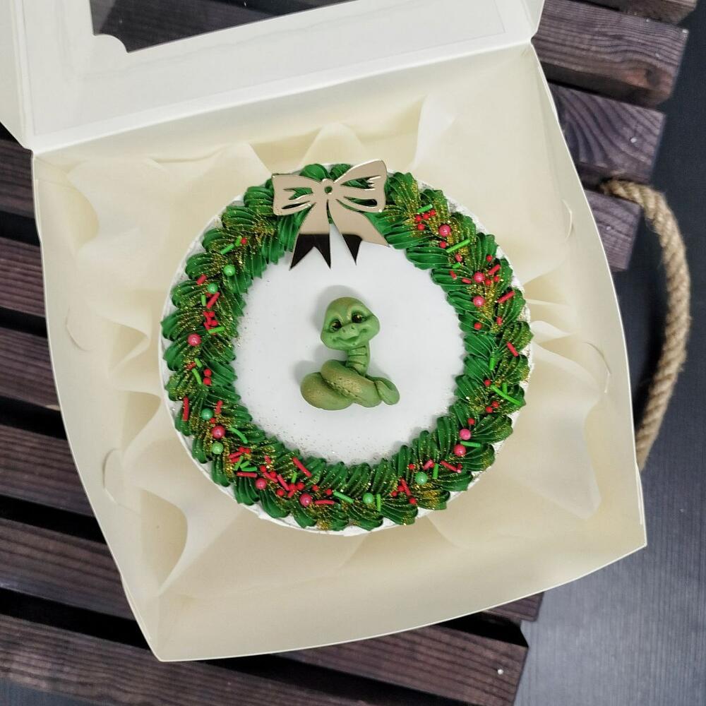 Бенто торт на новый год