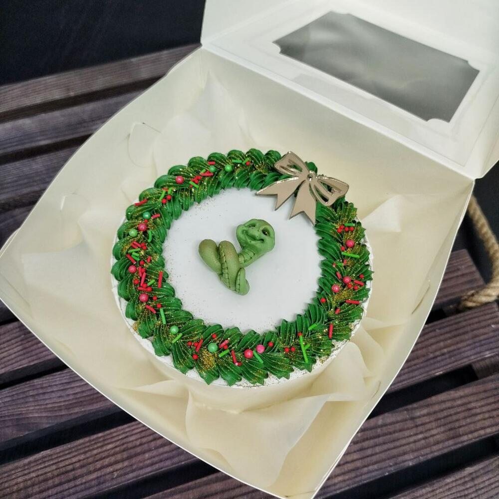 Бенто торт на новый год