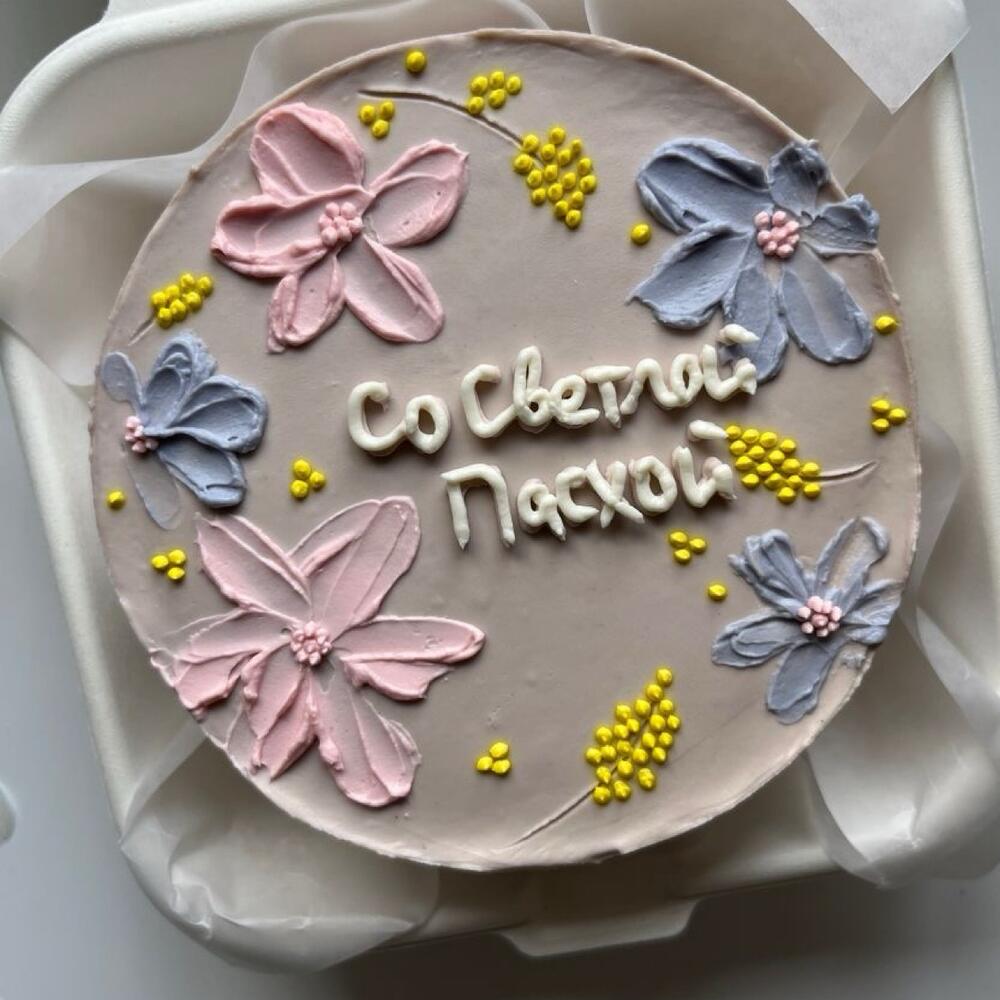 Бенто торт на Пасху