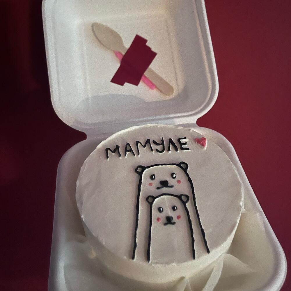 Бенто торт нежный