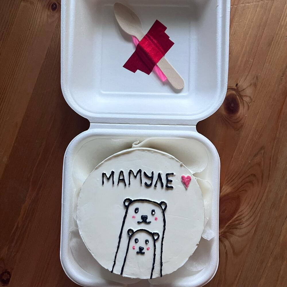 Бенто торт нежный